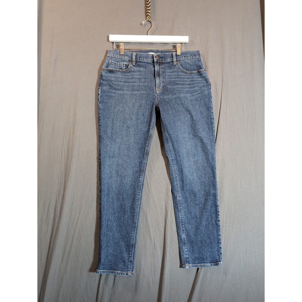 Old Navy Womens Jeans Boyfriend Mid Rise Blue Denim Size 8